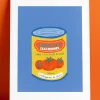 New ANNE JULIE DUDEMAINE Tomato Cane Poster