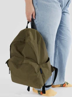 Cheap BAGGU Backpack Nylon Large - Seaweed