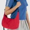 Sale BAGGU Medium Crescent Nylon Bag - Candy Apple
