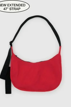 Sale BAGGU Medium Crescent Nylon Bag - Candy Apple