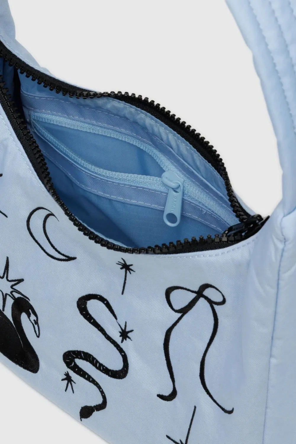 Online BAGGU Nylon Mini Shoulder Bag - Embroidered Ballet Icons