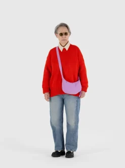 Flash Sale BAGGU Small Crescent Nylon Bag - Peony
