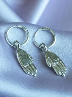 Sale BILAK JEWELRY Hands Earrings - Sterling Silver