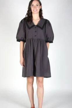 Hot BIRDS OF NORTH AMERICA Fulvetta Dress - Iron