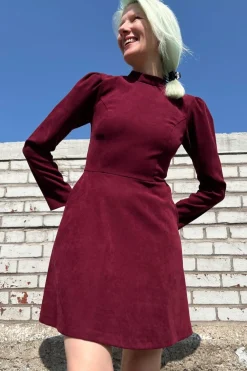 Store BIRDS OF NORTH AMERICA Topaz Dress - Bramble