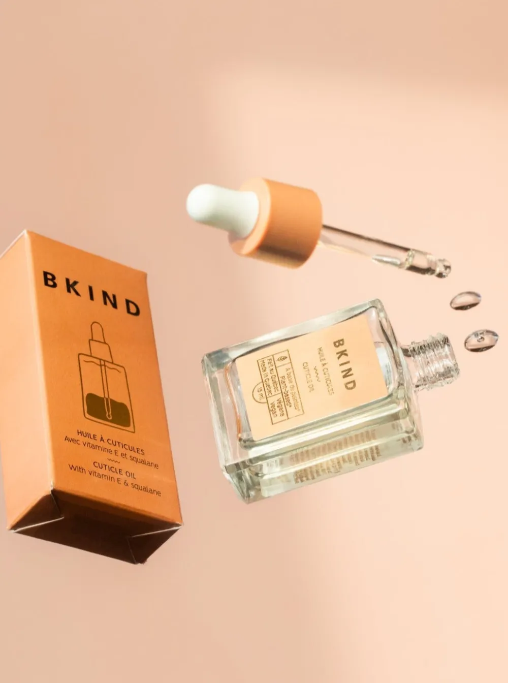 New BKIND Cuticle Oil with Vitamin E and Squalane