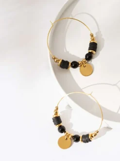 Clearance BLOOM Ama Earrings - Onyx
