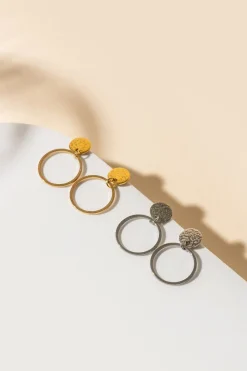 Hot BLOOM Lemon Earrings - Gold