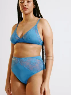 Discount BLUSH Stellar High Waist Brief - Blue