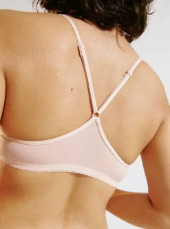 Online BLUSH The Micro Lace Trim Bralette