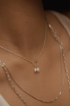 Hot BOA BIJOUX Himsa Necklace - Silver