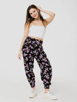 Online ANANAS & BANANAS Bombay pants - Black flower