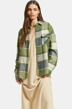 New BRIXTON Bowery Flannel Shirt