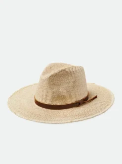 Store BRIXTON Field Proper Hat - Natural and Brown