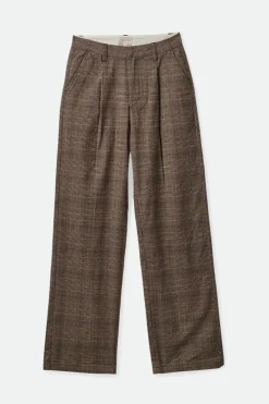Hot BRIXTON Ludlow Trousers - Brown and Cream
