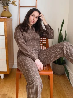 Online BRIXTON Mersey Jumpsuit - Washed Brown