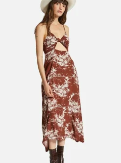 Best Sale BRIXTON Riviera Dress - Sepia