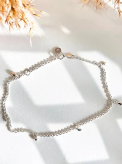 Discount CAMILLETTE x JUNE SWIMWEAR Charm Anklet - Silver Money