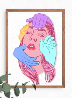 Sale CHARLIE BOURDEAU Anxiety Metaphor Print