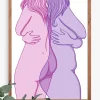 Clearance CHARLIE BOURDEAU Self Hug Print