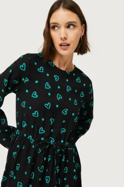Hot COMPANIA FANTASTICA Dress - Green Hearts