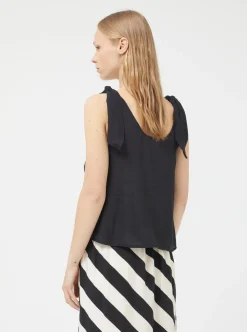 Online COMPANIA FANTASTICA Tied Top - Black