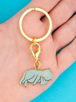Flash Sale COUCOU SUZETTE Keychain - Gray Cat