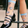 Cheap COUCOU SUZETTE Transparent Socks - Coffee