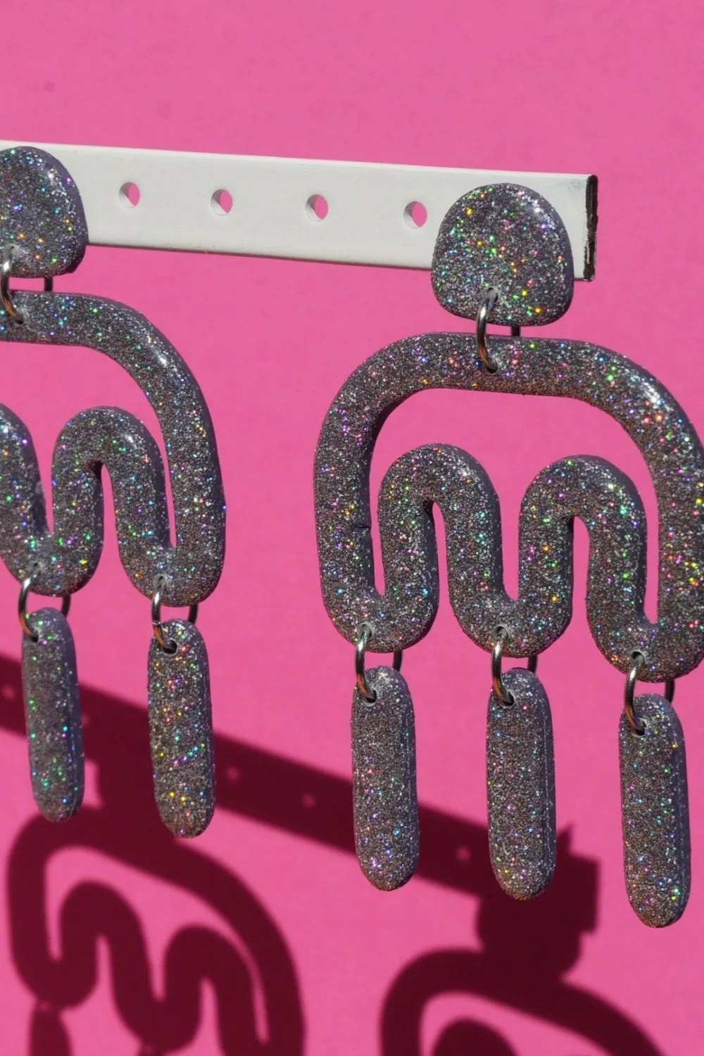 Best CROCODILE AGILE Doris Earrings - Glitter