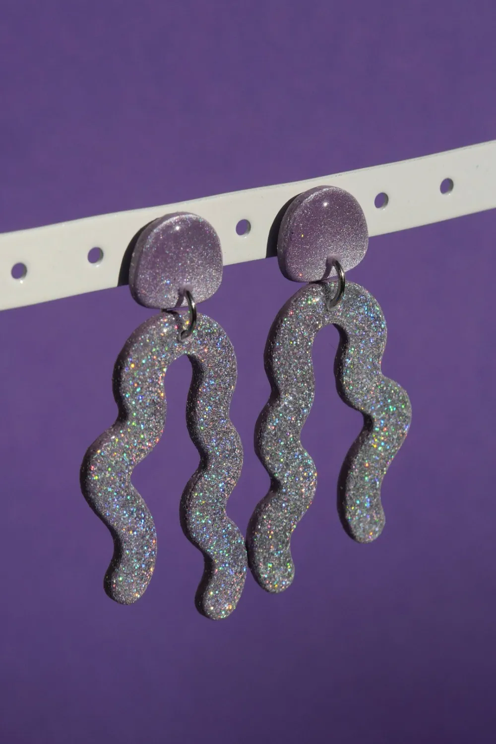 Best CROCODILE AGILE Gabie Earrings - Serpentine Glitter