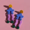 Fashion CROCODILE AGILE Gabie Earrings - Chromatic Arc