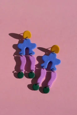 Fashion CROCODILE AGILE Gabie Earrings - Chromatic Arc