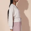 Outlet DAGG & STACEY Avalon Wrap Sweater - Pearl