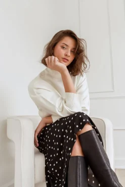 New DAILYSTORY Ellie Polka Dot Skirt