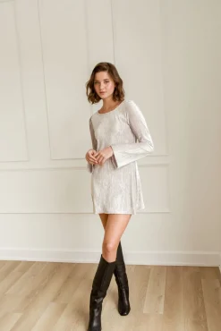 Sale DAILYSTORY Horia Dress - Silver