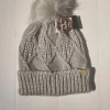 Store DAVID AND YOUNG DAVID & YOUNG Beanie with Pompom - Gray