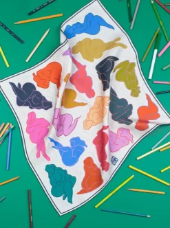 Fashion DORA NOLA Small Silk Scarf - History of Art