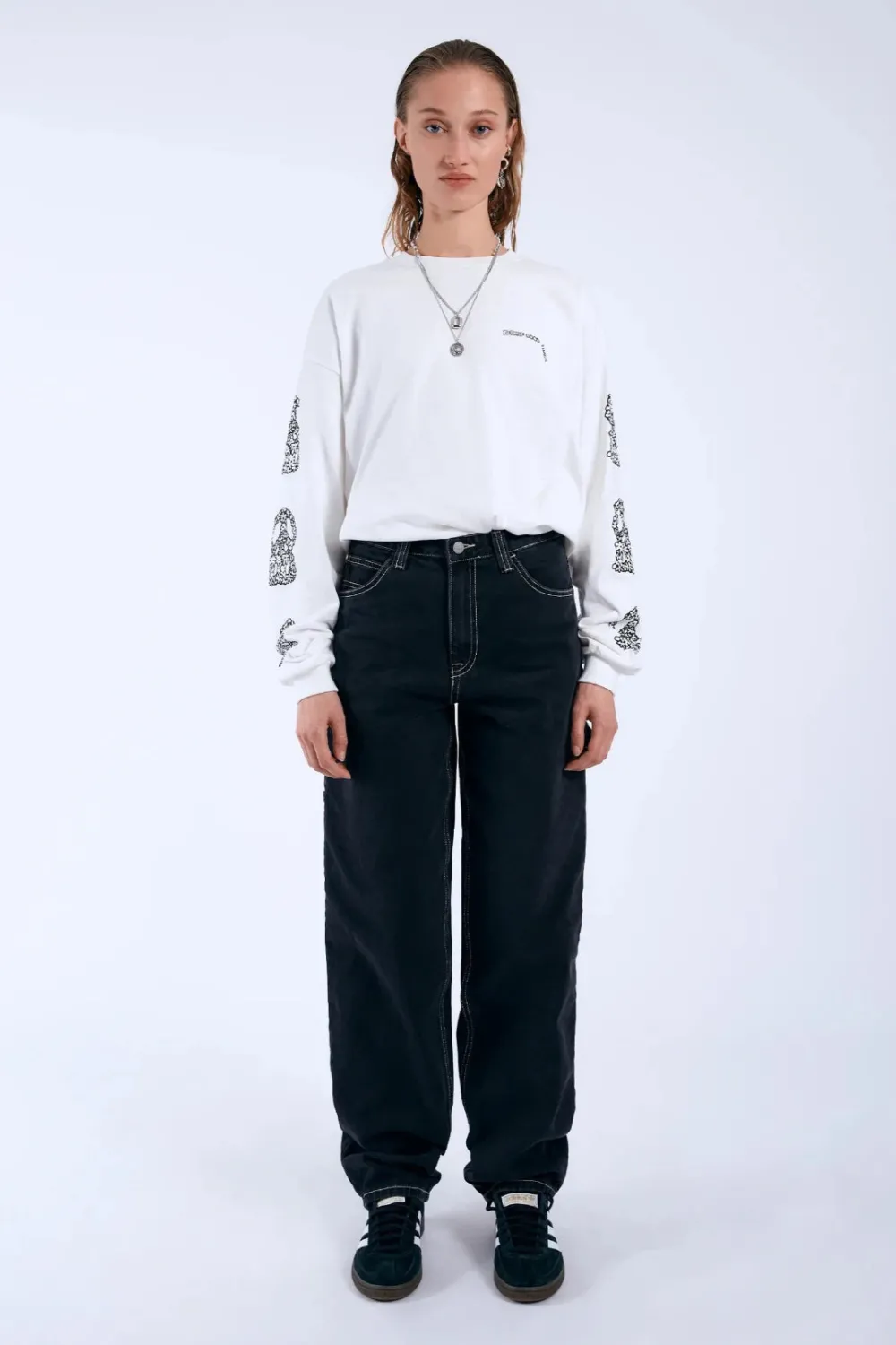Store DR DENIM Faye Jeans - Black