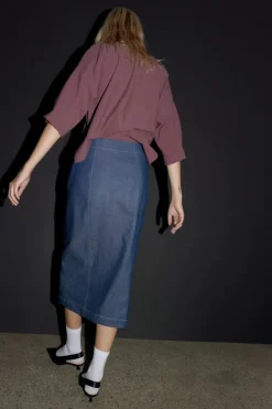 Flash Sale EVE GRAVEL Kueva Skirt - Denim
