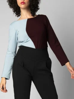 Fashion EVE LAVOIE Vague Rayan wrap top