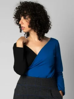Fashion EVE LAVOIE Vague Rayan wrap top