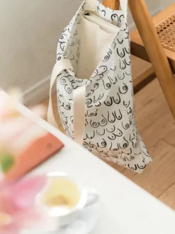 Cheap FREON COLLECTIVE Tote Bag - Breasts