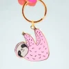Shop FRIDAY SOCK CO. Keychain - Pink Sloth