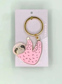 Shop FRIDAY SOCK CO. Keychain - Pink Sloth