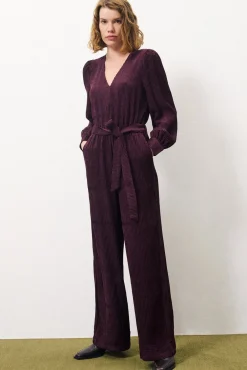 Fashion FRNCH PARIS Madleen Jumpsuit - Bordeaux