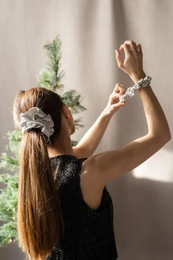 Fashion GIBOU Satin Scrunchie Set