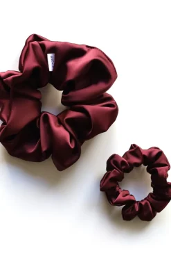 Fashion GIBOU Satin Scrunchie Set