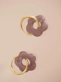 Clearance BON MATIN GOOD MORNING Blume Earrings - Frosted
