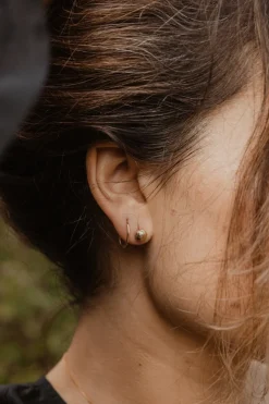 New HAWKLY Pebble Earrings - Bronze