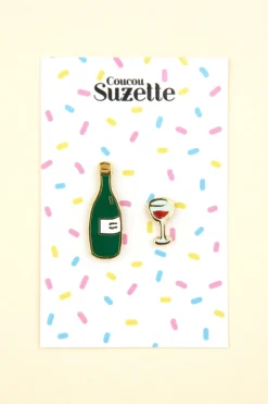 Cheap COUCOU SUZETTE HELLO SUZETTE Duo Wine Pin